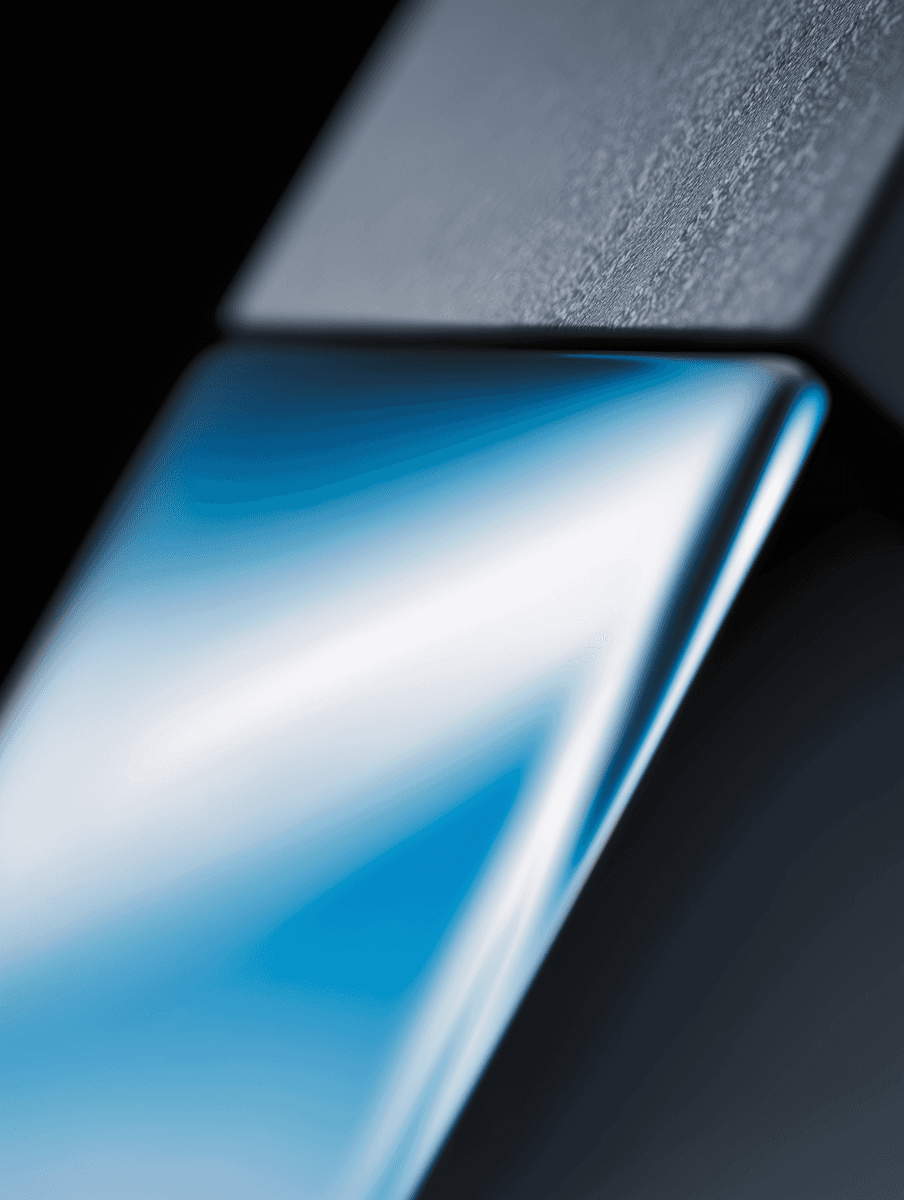 Abstract diagonal light streak on dark background